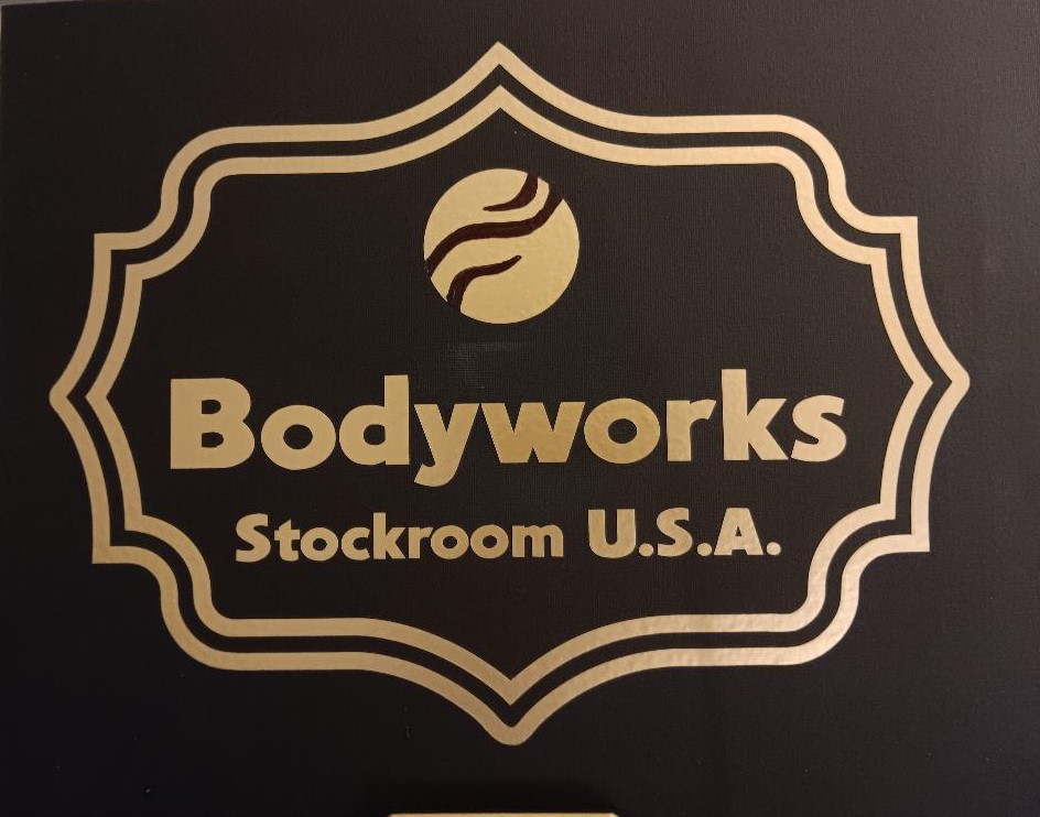 bodyworks logo on table cloths