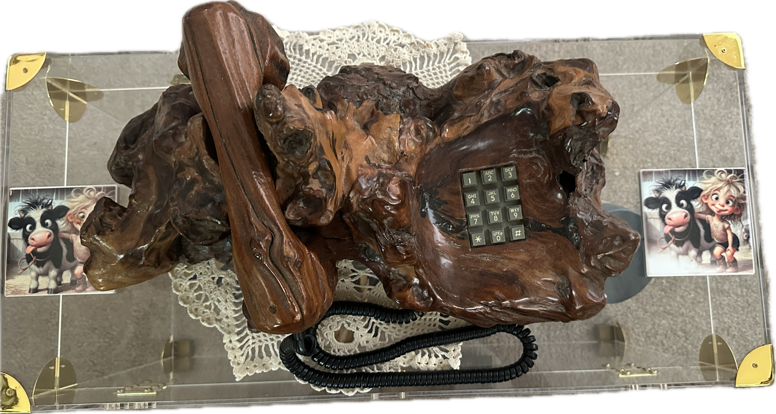 wood phone